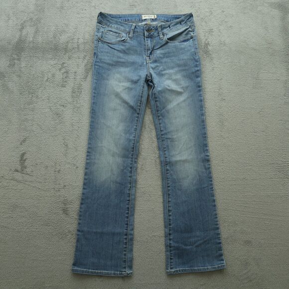 Bullhead Jeans Juniors Size 7S Blue Low-Rise Bootcut Stretch Denim 29" Inseam - Picture 1 of 15